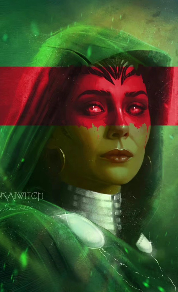 Pixelvibe07's tweet photo. 🚨 REPORT: The Latverian Witch will reportedly appear in three different costumes in AVENGERS: DOOMSDAY. https://t.co/qa4KEceQBV