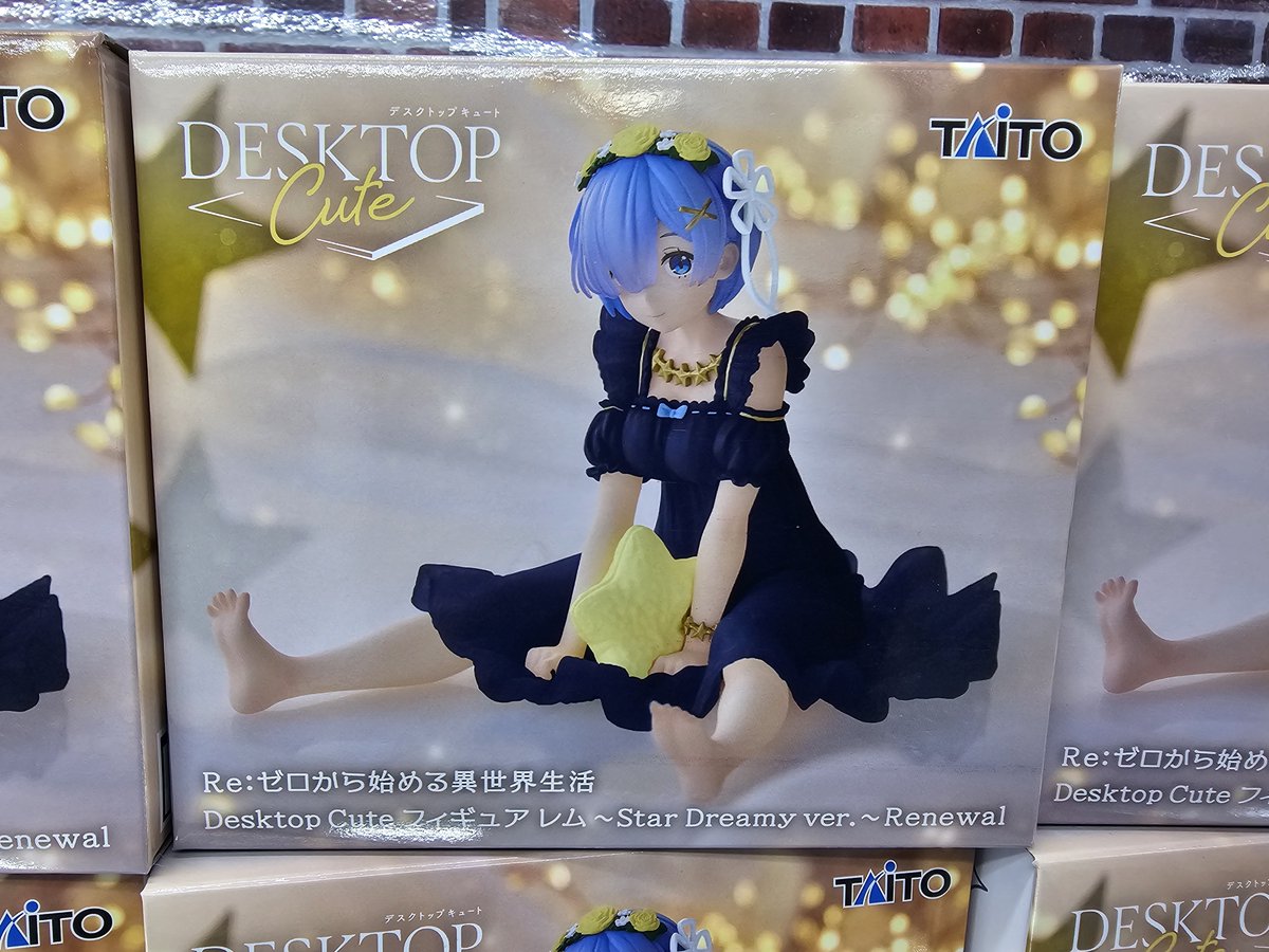 sw_imari's tweet photo. Re:ゼロから始める異世界生活　Desktop Cute フィギュア レム～Star Dreamy ver.～Renewal
入荷しました\( 'ω')/

 #ソニック伊万里
 #アミューズメント施設
 #リゼロ
 #レム https://t.co/tff2MgShYA