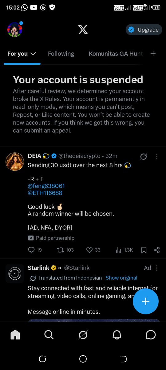 eeeQQzzz_'s tweet photo. Baru juga mulai masuk list udah kena aja. 
Gag nyampe seminggu.

Asemm emang. 😂😂😂 https://t.co/hKys6kqwKu