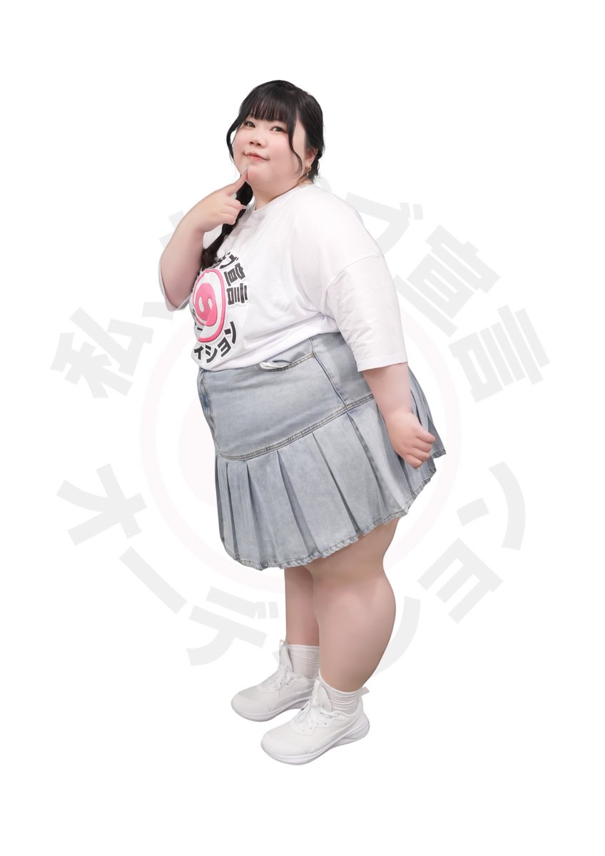 odebugirls's tweet photo. 【新✨️デブ宣候補生公開】

🐽ろま(@odebu_roma)
♢148cm132kg

「縦は最小、重さは最大。」

ペンライトカラー:💙🤍

#私おデブ宣言オーディション https://t.co/27XHDjmetW