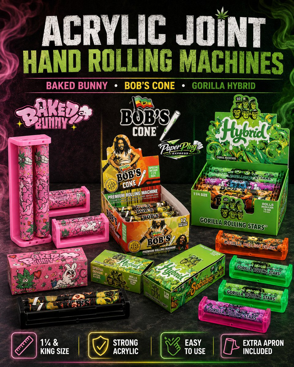 PaperPlugExpres's tweet photo. Roll neatly with less effort ✨ Acrylic Hand Rolling Machines available in 1¼ and King Size, with assorted designs.
Price: From  KSh 600-800
DM Paper Plug Express to order 📩
https://t.co/z7aCtNygpW
#RollingMachineKenya #AcrylicRoller #PaperPlugExpress https://t.co/115egFvtp0