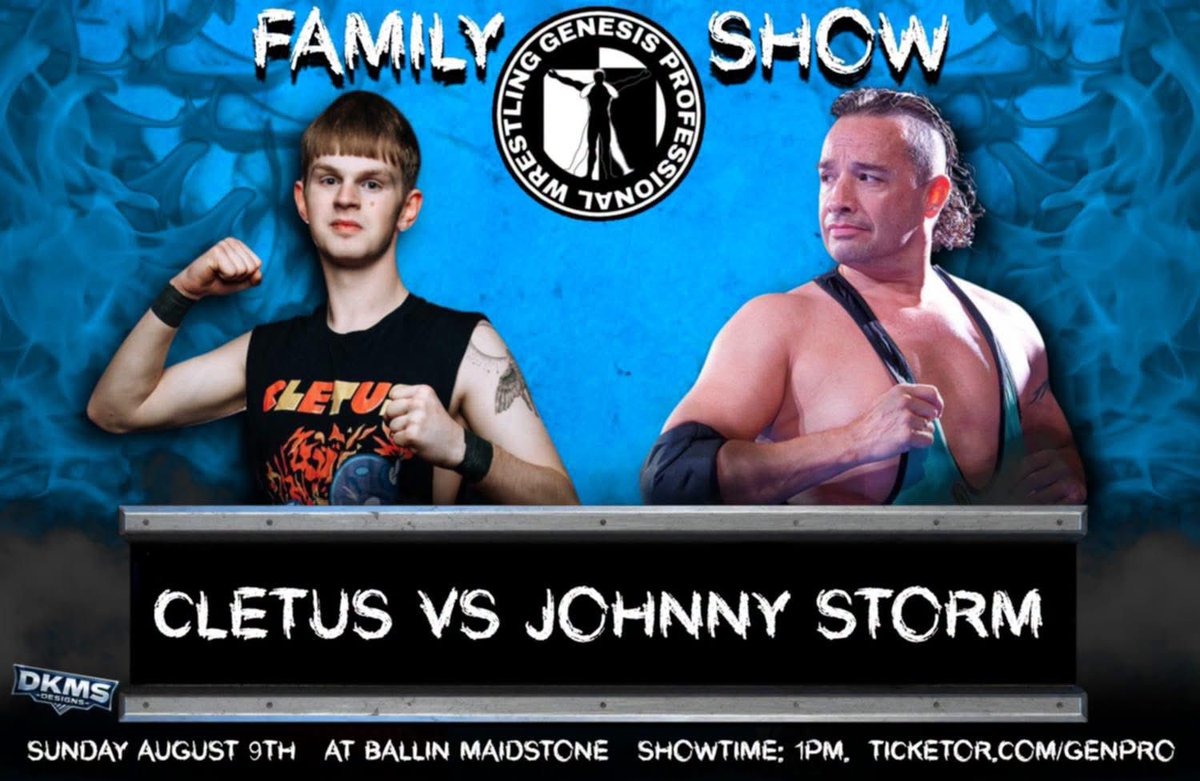 JDRykerPW's tweet photo. 🔥BALLIN' FAMILY SHOW - AUGUST 9th 2026🔥
💥CLETUS CANNONBALL VS JONNY STORM💥
#indywrestling #BritishWrestling #wwe #aew https://t.co/aU8OMXmTuf