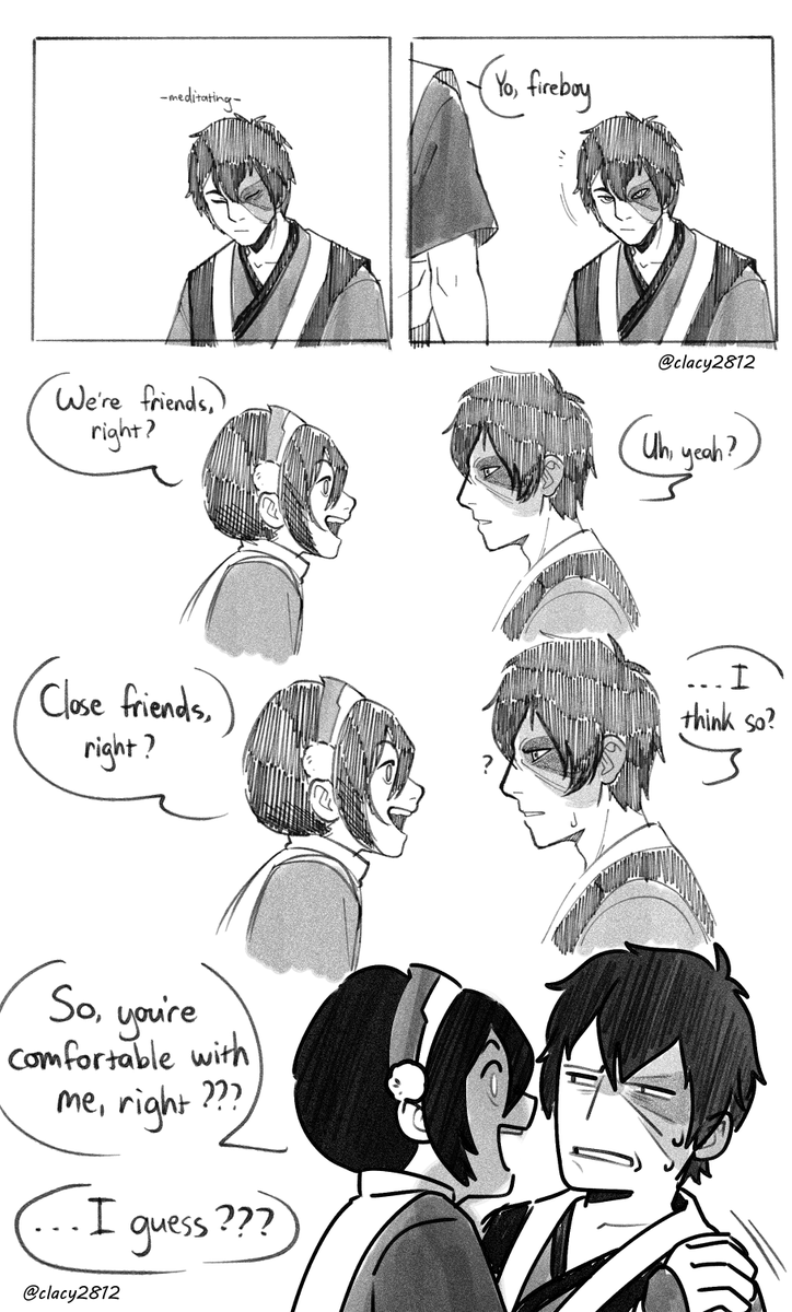 ClacyYe's tweet photo. Lemme see your face (1/3)

#zuko #toph #atla https://t.co/k6y5qaCnKU