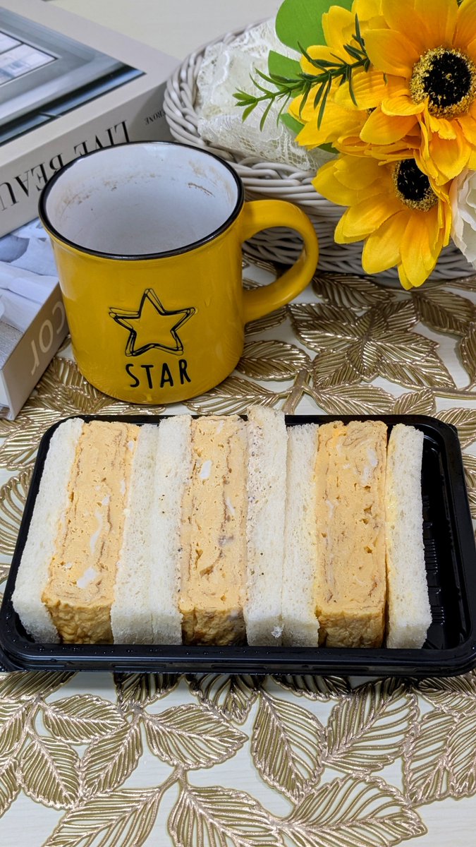 setokato_ouchi's tweet photo. たまごサンド🥪
厚焼き玉子タイプもたまにはいいね︎︎👍
 #おうちごはん https://t.co/XoYq3V4S47