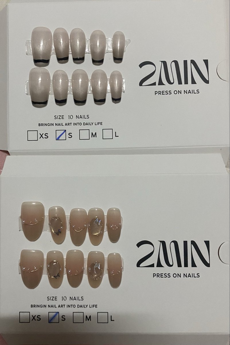 STW160's tweet photo. ส่งต่อเล็บปลอม2min ไซส์ S (ติดไม่ทัน)
2 ชิ้น 120 ส่งฟรี สนใจลายไหนdmเพิ่มเติมค่ะ 
#ส่งต่อเสื้อผ้า #ส่งต่อเสื้อผ้ามือ2 #ส่งต่อเสื้อผ้ามือสอง #เล็บปลอมสำเร็จรูป https://t.co/KRyuPoI5gs