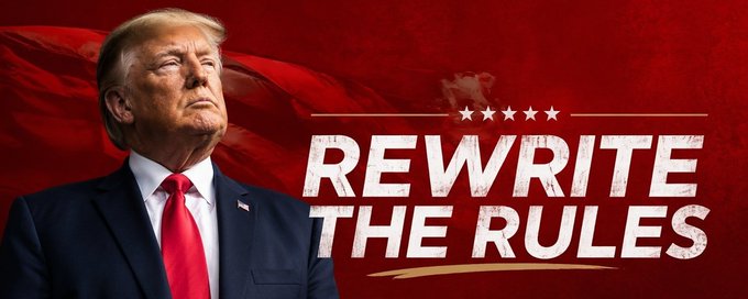 villeainx's tweet photo. @EricLDaugh TRUMP2028 - Rewrite The Rules. solana:KGuUrbDdKmAFQMAPciWFKW8FXXvpzZJfvFdUZsBpump https://t.co/jHu6m2Vb5d