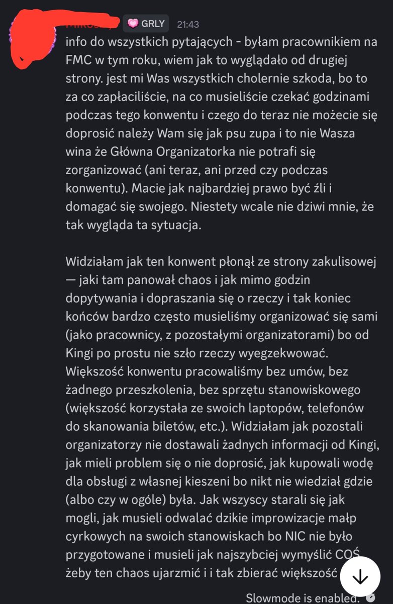 drozdzmajkel's tweet photo. traktowanie pracowników na najwyższym poziomie; niezałączone na zrzucie, ale też problemy ze zwrotem kasy za niewykorzystane autografy/zdjęcia (robienie zwrotów jako zwykłe przelewy z konta?) https://t.co/Dqj8ZX23Q1