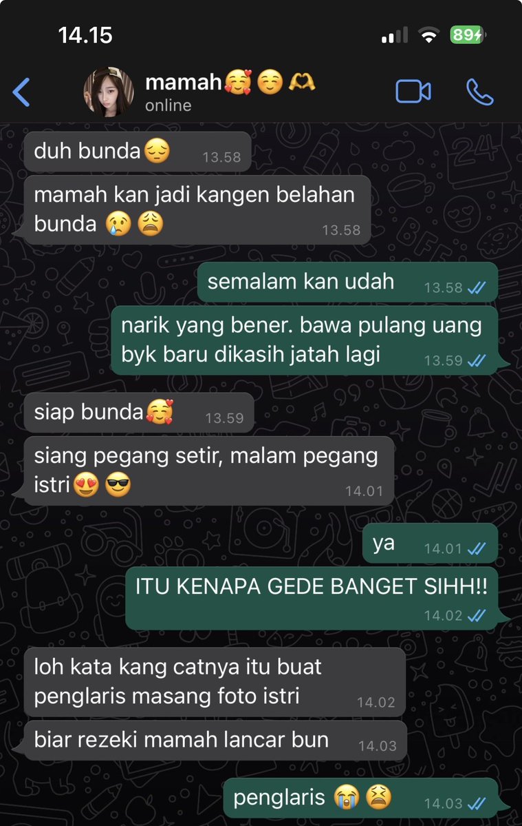 anaqiran's tweet photo. mamah supri truk x bunda biduan kampung.
ak yg bayar, km yg cantik

ningselle one tweet AU; https://t.co/QY9cwzgpDg