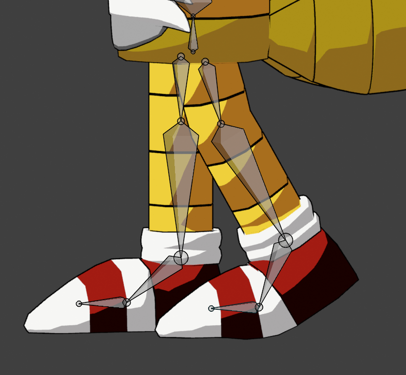 arandomguyont18's tweet photo. trying my hardest to get this armature to work since this is my 2nd try at doing this (taingle is delayed cuz idk how to do weight painting) #fnas #sonicthehedgehog https://t.co/b83Yaeeqny