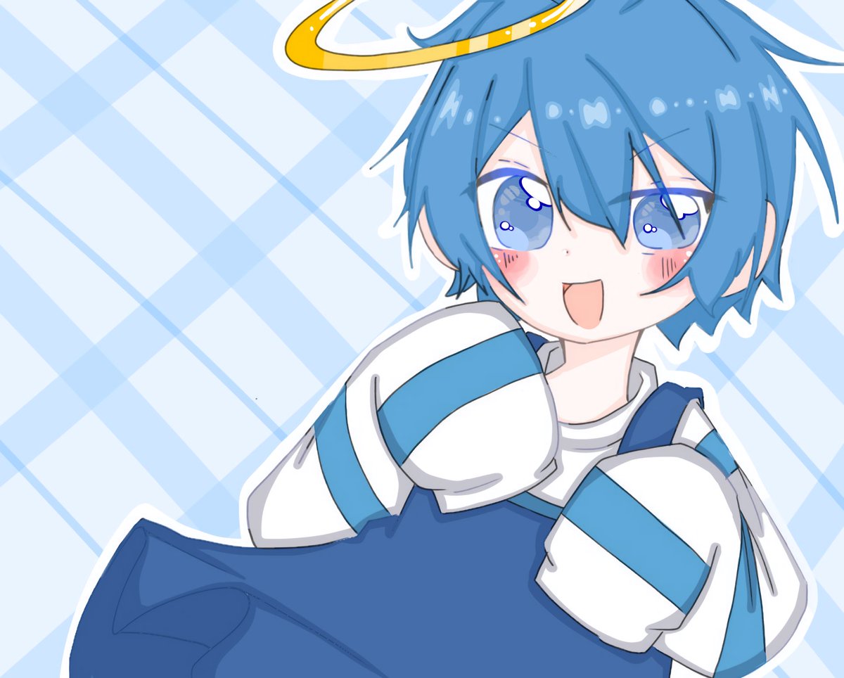 線画お借りして塗ってみたよ〜！！ 線画綺麗でめっちゃ塗るの楽しかっ