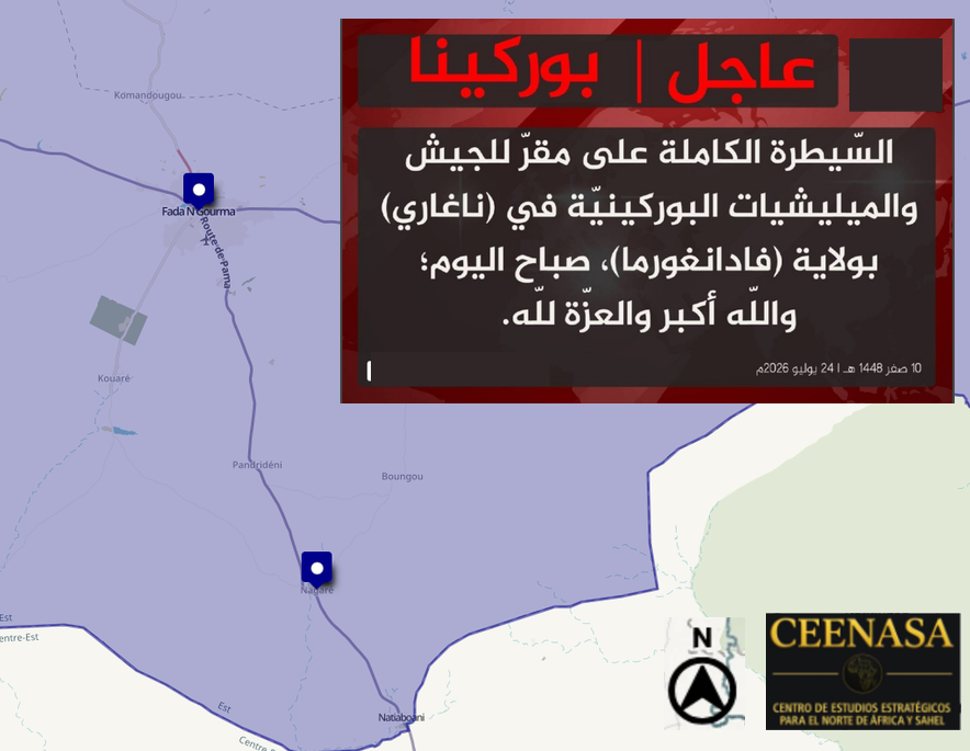 CEENASA396971's tweet photo. 🇧🇫 #BURKINAFASO 🇧🇫
On Friday July the 24th, #JNIM claimed to have taken complete control of a militia headquarter in #Nagaré in the #Fada'NGourma Province. https://t.co/ta1Rg0DFza