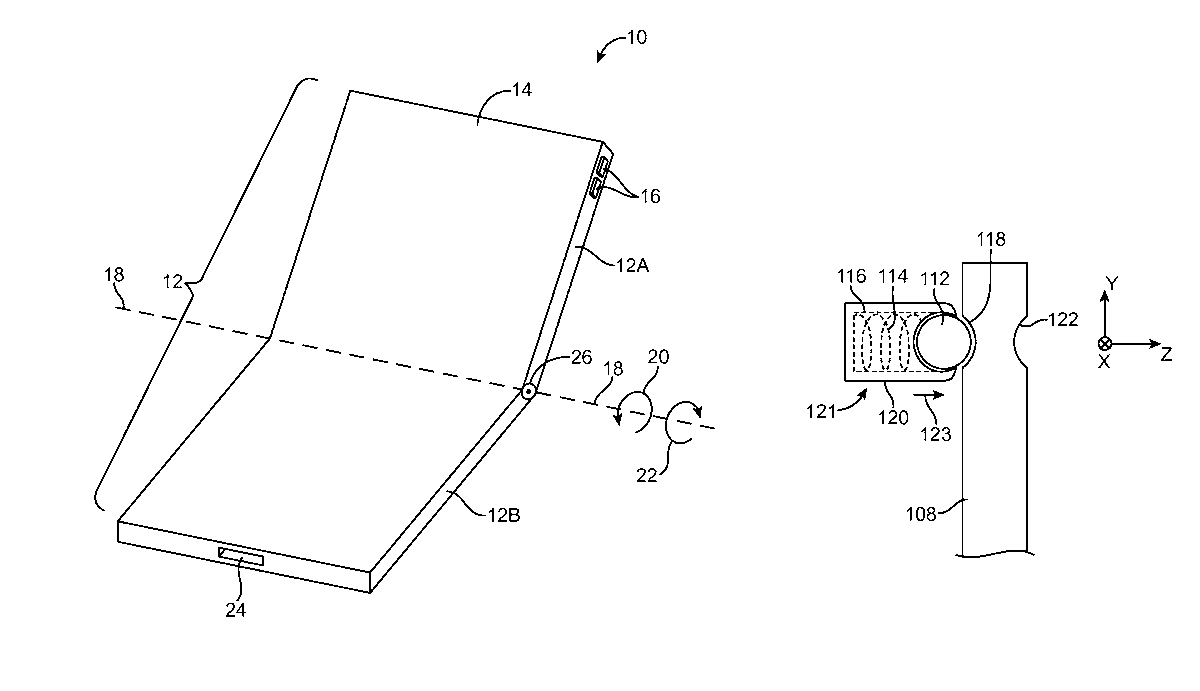 LeakerApple's tweet photo. People don't realise that Apple filed the very first patent for a mobile phone with a foldable OLED display in 2011; even before Samsung (2012) and Microsoft (2013).

It is a common belief that Apple doesn't innovate; but they do. They are one of the most secretive companies in the world, and conduct billions of dollars of research and development every year that you and I will never see. While some companies like to experiment in public, Apple does so behind closed doors and only reveals a polished final product. 

This post is not intended to be inflammatory or fuel debates about who copied who; I just thought it would be an interesting post.

Patent number: US8787016B2