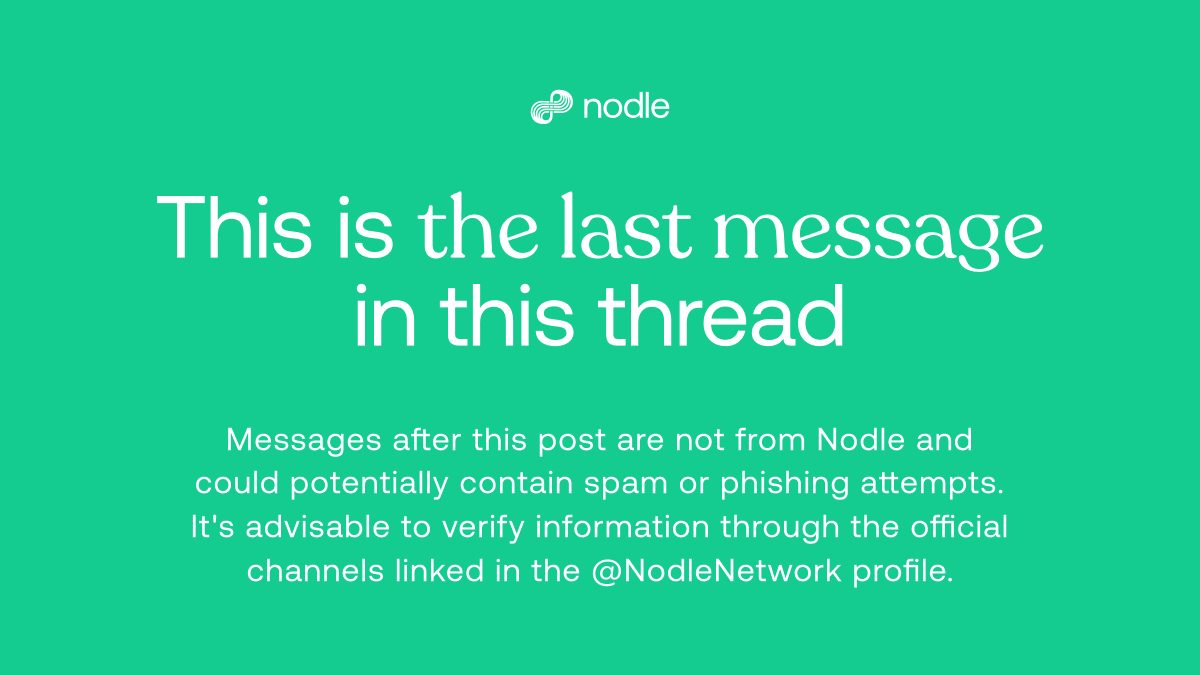 NodleNetwork's tweet photo. 🙏 Thank you for reading Crypto 101 · e34, and thank you for being part of the Nodle Network.

Identity should belong to you, not a platform. That's the future we're building toward, one layer at a time.

Have a great weekend ahead 🌍✨