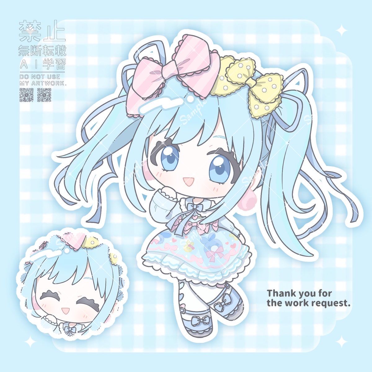 nuitosan2's tweet photo. 【 works 】

つなぐにて、ロリータ衣装とパステルなミニキャラを制作させていただきました！
ご依頼ありがとうございました🤍

Requester：かたくりこ様 @katapuriko 

※ご本人様以外の使用禁止
※ AI学習・改変・無断転載 禁止
#イラスト依頼 #有償依頼 #つなぐ https://t.co/ezCWcnAgdC