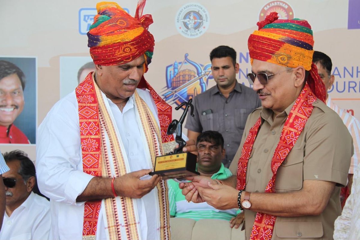 Virend_Sachdeva's tweet photo. Delighted to attend the inaugural ceremony of the 1st NTPC National Ranking Archery Tournament (NRAT) 2026 in Jaipur.

It was an honour to be part of the occasion alongside Rajasthan’s Hon’ble Minister of State for Home, Shri @jawaharbedam Ji, legendary Olympian Shri Limba Ram Ji, and Shri Anil Kamineni Ji, former Secretary General of the Archery Association of India, whose longstanding contribution to the growth and promotion of archery in India has been truly remarkable.

The tournament marks another significant step towards strengthening India’s archery ecosystem, providing a competitive platform for emerging talent, and nurturing future champions. 
My best wishes to all the participating archers for an outstanding performance.

My sincere thanks to the Rajasthan Archery Association for the excellent organization and warm hospitality in making the inaugural edition of the 1st NTPC NRAT 2026 a memorable success.

#IndianArchery #NTPC #NRAT2026 #1stNationalRankingArcheryTournament