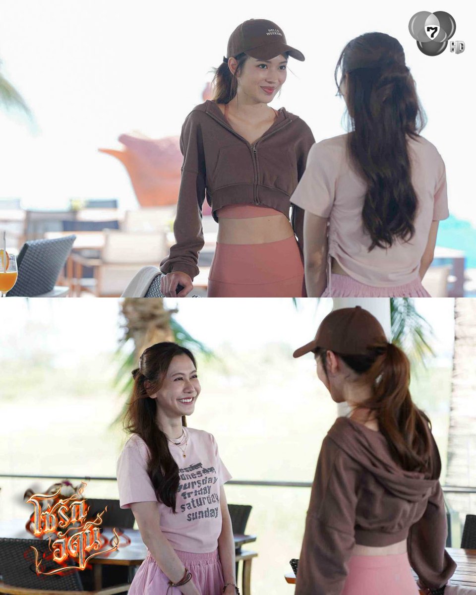 charaustins's tweet photo. oh is it the scene of rose inviting phrao to join her at the spa ?? I’m SATTTT😋 https://t.co/z2yYm5nXzc