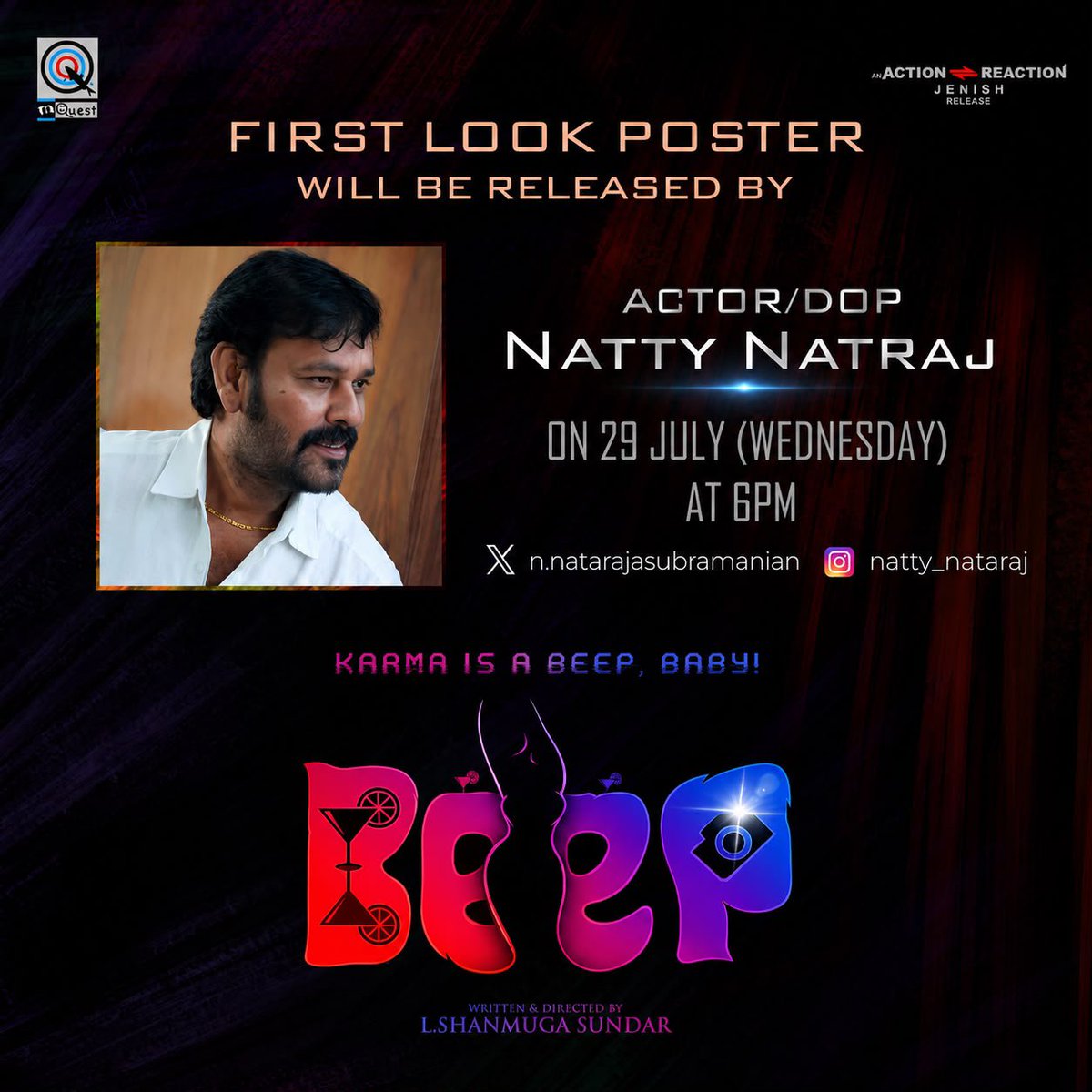lssundar's tweet photo. FL Loading! #BeePTheMovie @mquestmoviesoff

@raizawilson
@sureshkamatchi
@natty_nataraj
@dinkardeepak

Thank You!

@Lssundar @ragz2richezz @johnmediamanagr @actionje @VeeJenish https://t.co/RARbFBfEmh