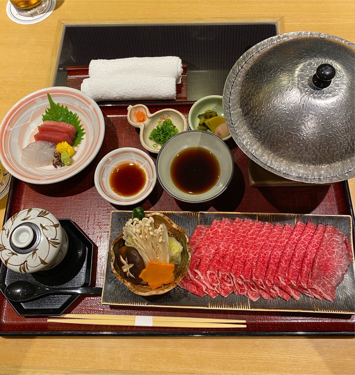 punpunpunichi's tweet photo. 荒井屋のランチ美味しかった〜

帰りは汗だく💦 https://t.co/7Hp2ybs5VE