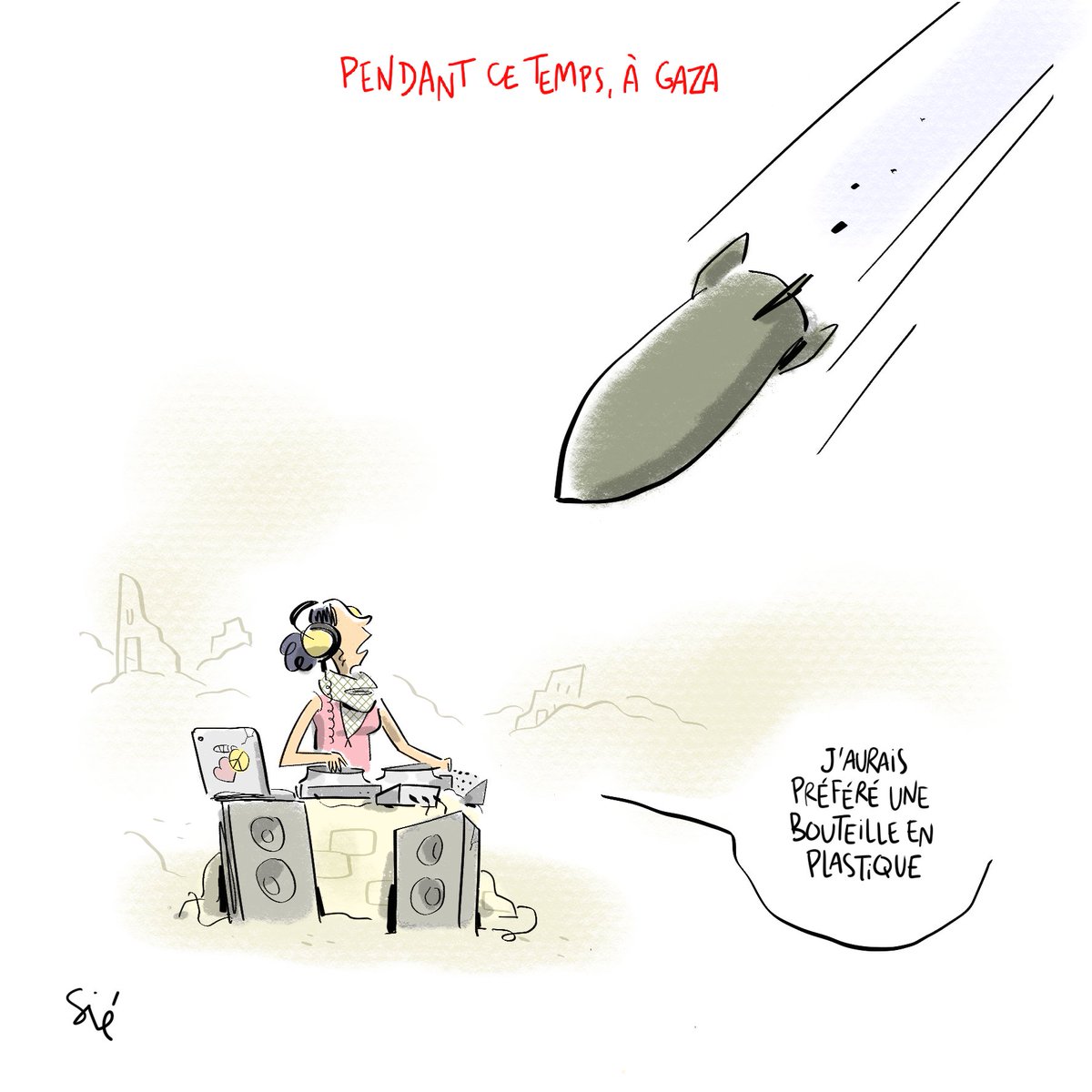 sie_dessine's tweet photo. #dj #barbarabutch #gaza https://t.co/IR6L7L9fYO