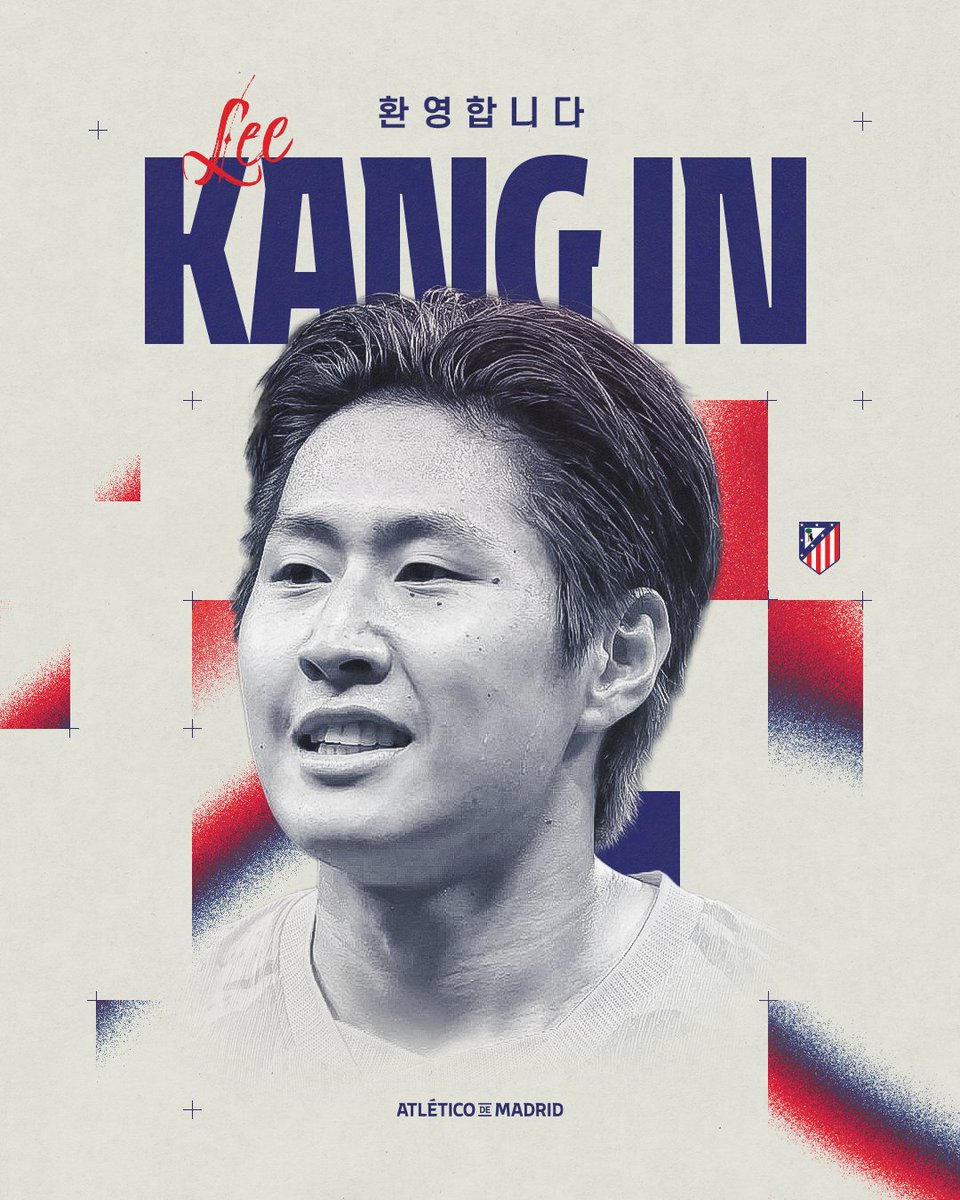 AtletiKR's tweet photo. 모두가 기다리던 소식을 가지고 왔습니다! 🫡

이강인 선수가 2031년까지 아틀레티코 마드리드와 함께합니다 ♥️🤍 https://t.co/u7YiQBmcCC