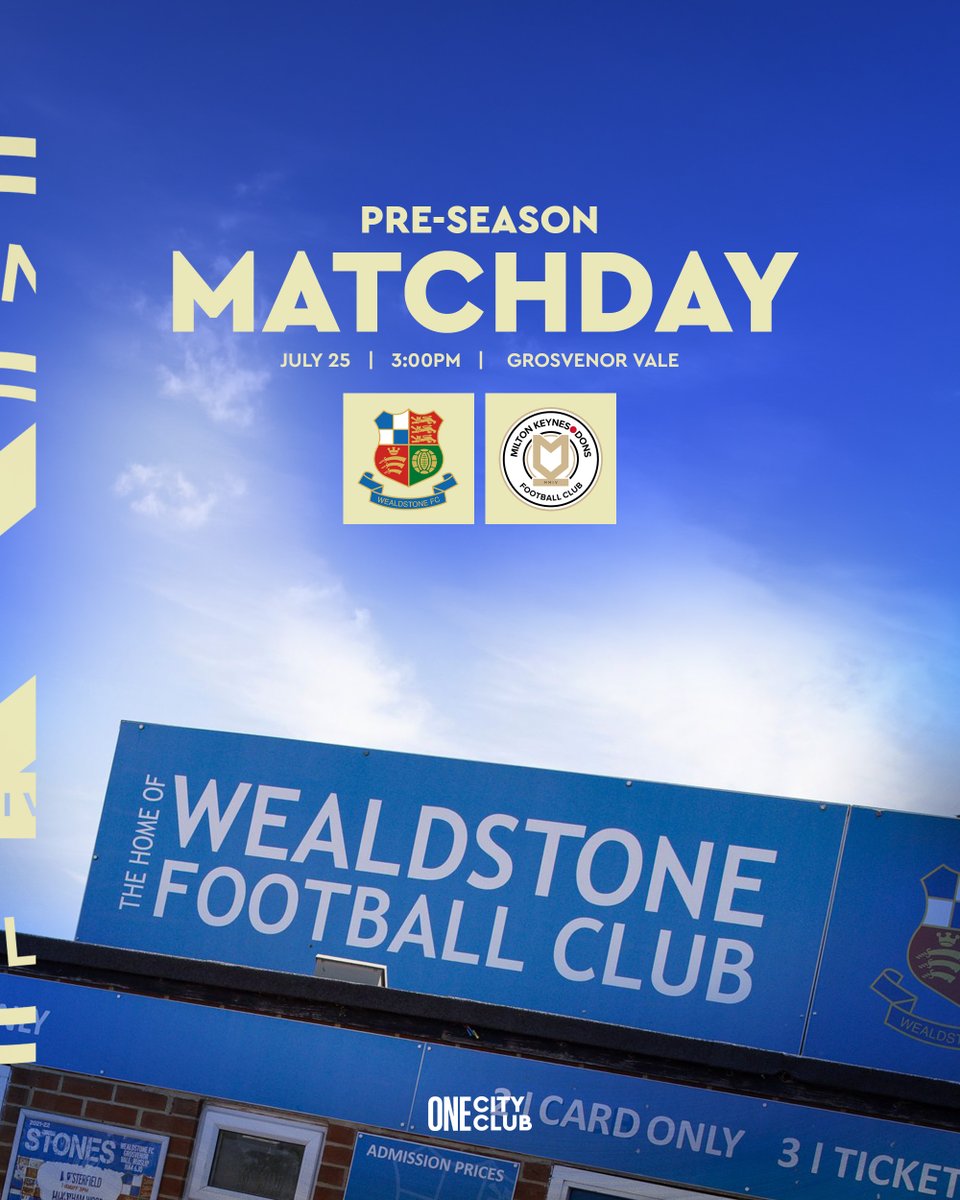 MKDonsFC's tweet photo. MATCHDAY!โฝ
๐ Wealdstone
๐ Grosvenor Vale
โฐ 3pm
๐๏ธ https://t.co/d6kmbOrjg2
#COYD https://t.co/urVCNTgiHQ