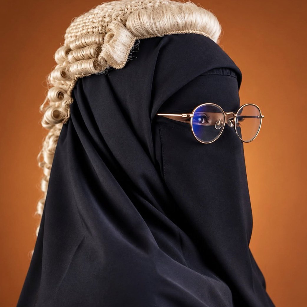 AcervoCharts's tweet photo. HISTÓRICO! Mulher nigeriana se tornou a primeira advogada do país a usar niqab. https://t.co/jYA1ptZ0ZN