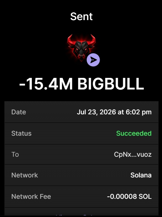 BigBullChain's tweet photo. 🪂 $BIGBULL Airdrop

⚡ First 500 wallets qualify.

💬 Reply with your $SOL wallet address below. 👇

✅ Follow @SigmaBullX 

🔁 Like &amp; RT the pinned post

💰 Buy $BIGBULL : https://t.co/lYLjRSC6JV https://t.co/ntmIkLveY4