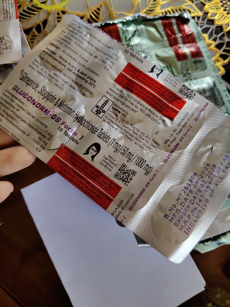 1997_LISA27's tweet photo. @Truemedsindia Dear Truemeds Team,
I received my order (Order ID: 51840038), but one medicine strip (Gluconorm-GS Forte 1) was delivered in a damaged condition. The strip was already torn when I opened the package, making the medicine unsafe to use. https://t.co/pba7ceffAl