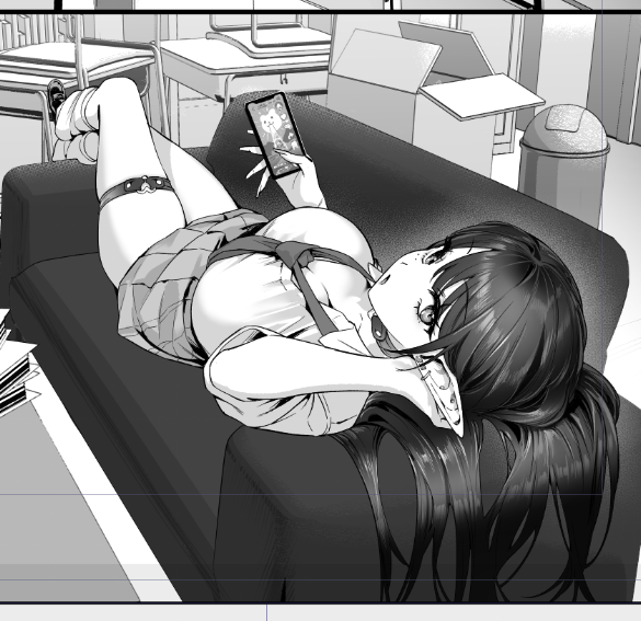 ONMO37's tweet photo. 漫画の黒髪エルフちゃんめっっっっちゃ可愛く描けたと思ってる☺ https://t.co/K5fsBOleQf