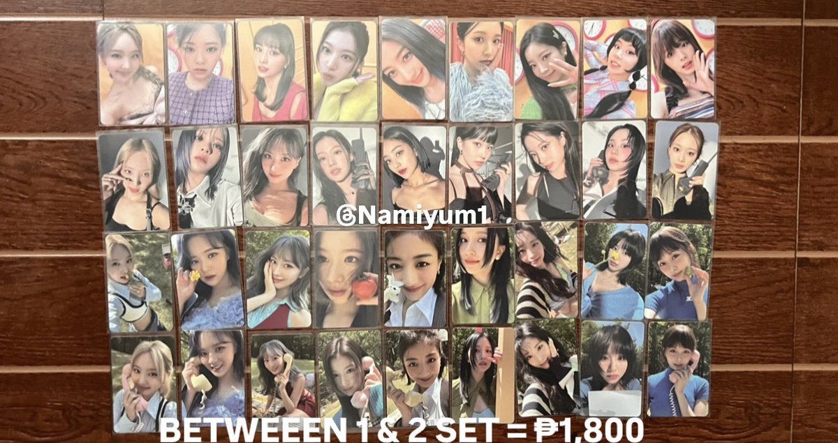 Namiyum1's tweet photo. 🛒 WTS/LFB: Twice Album Pc Sets ( 🇵🇭 ) 

- Strictly sold as set per era
- Some have minor marks and scratches
- MOP: Gcash or BPI
- MOD: Direct JnT 
❔ rfs: saving up for a camera

Dm/Reply to mine.
For more infos dm me ! https://t.co/UdndFYyXoR