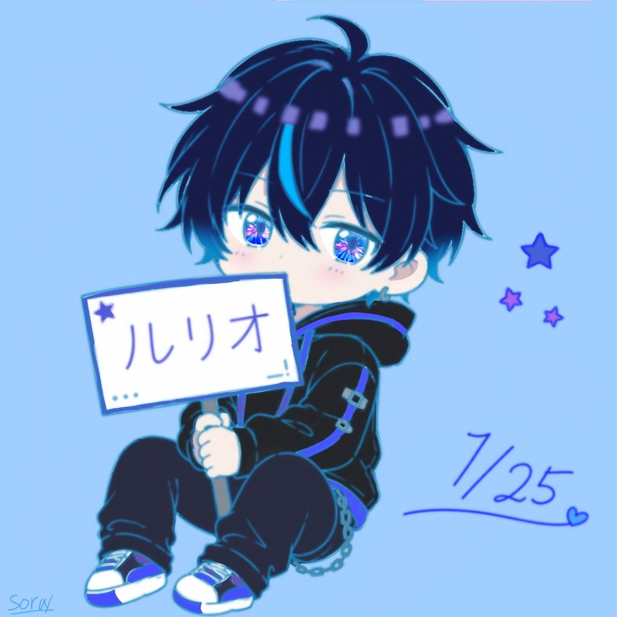 04030aoi's tweet photo. @rurio_wonder 誕生日ということなので
ルリオさんのイメージで描きました https://t.co/p1YHWbZ5mv