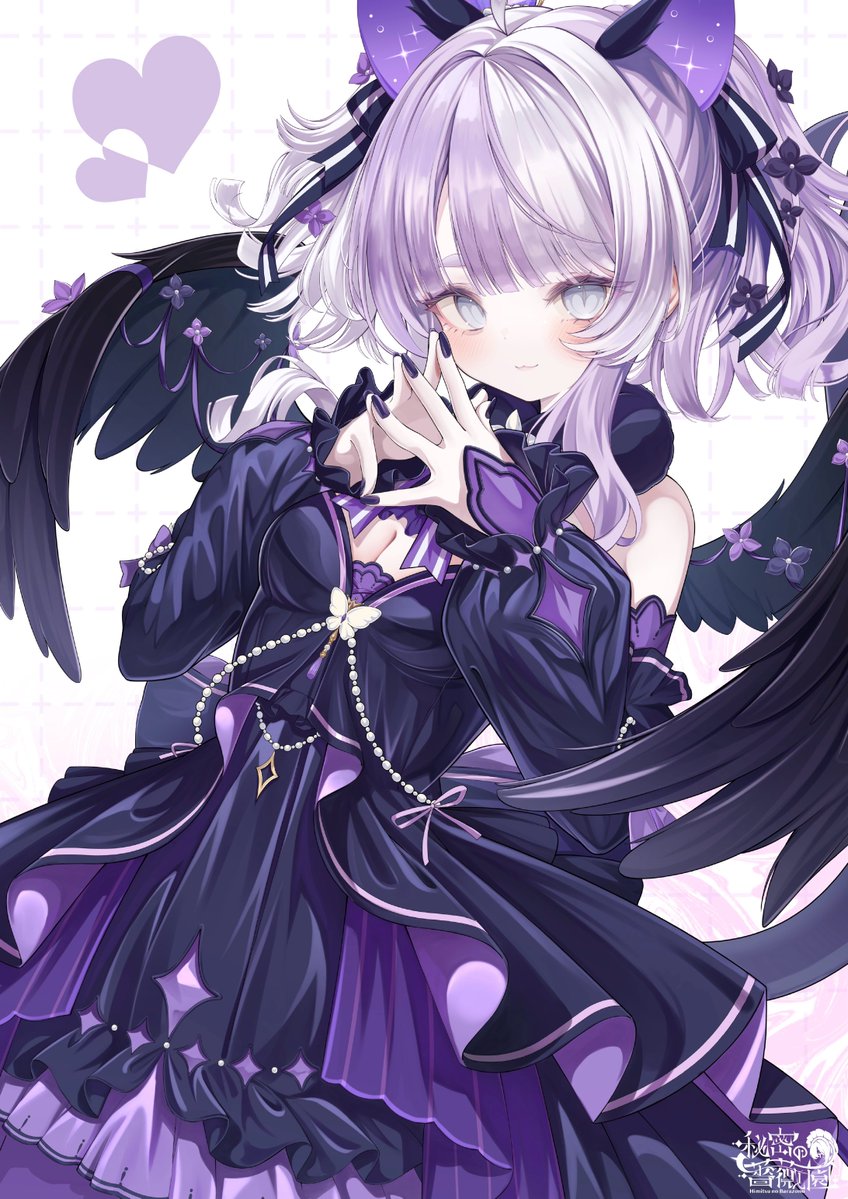under_the_R05E's tweet photo. 🤍💜Commission💜🤍
摩訶まお様のサムネイル用イラストを描かせていただきました🫶✨ https://t.co/gO9CwR6sfz