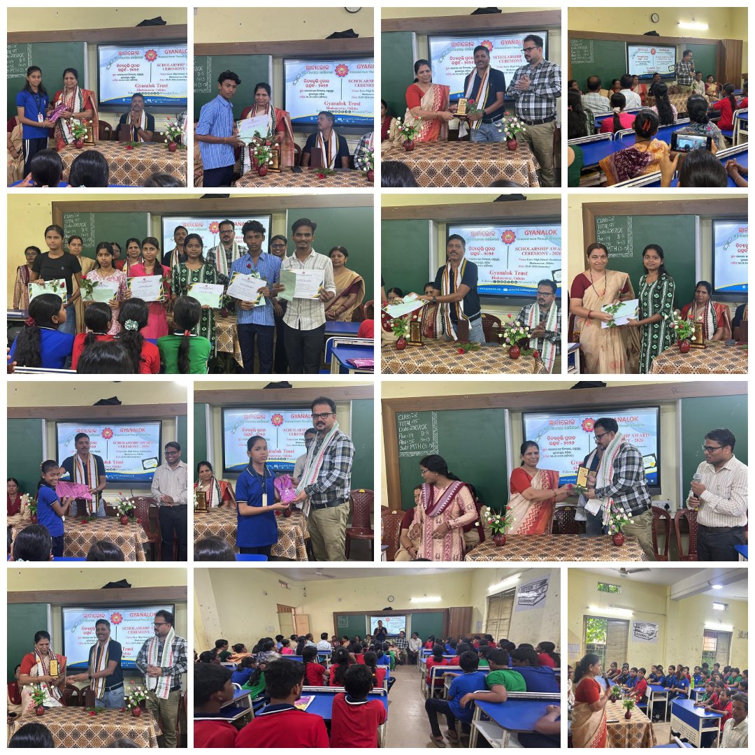 GyanalokThrough's tweet photo. Gyanalok Scholarship Award Ceremony 2026-27
The Fourth &amp; Last Scholarship Award Ceremony of Gyanalok Trust for the year 2026-27 was successfully held on 25.07.2026 (Saturday) at Govt. High School, Gandamunda, Bhubaneswar, Odisha. https://t.co/xksNsTbXf5