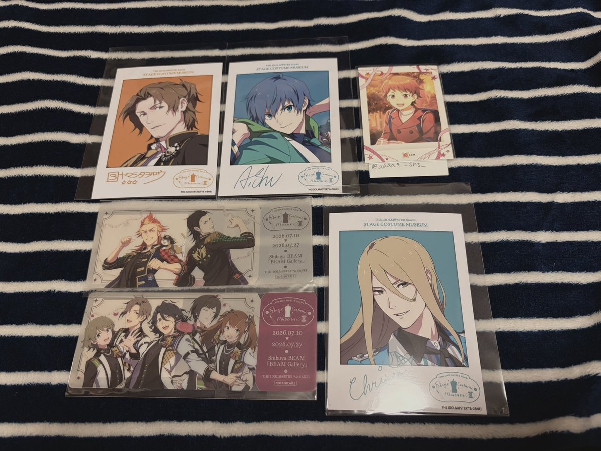 aaaaa_sns_'s tweet photo. 【交換】SideM 衣装展 ブロマイド レプリカチケット

【譲】ブロマイド 次郎、天峰、古論
         チケット Cafe parade 神速一魂

【求】 ブロマイド 舞田>牙崎
        チケット S.E.M、THE 虎牙道

11th2日目手渡し又は都内手渡し（要相談）>郵送でのお取引可能です。
お気軽にお声掛けください。 https://t.co/PSSdlYgLGy
