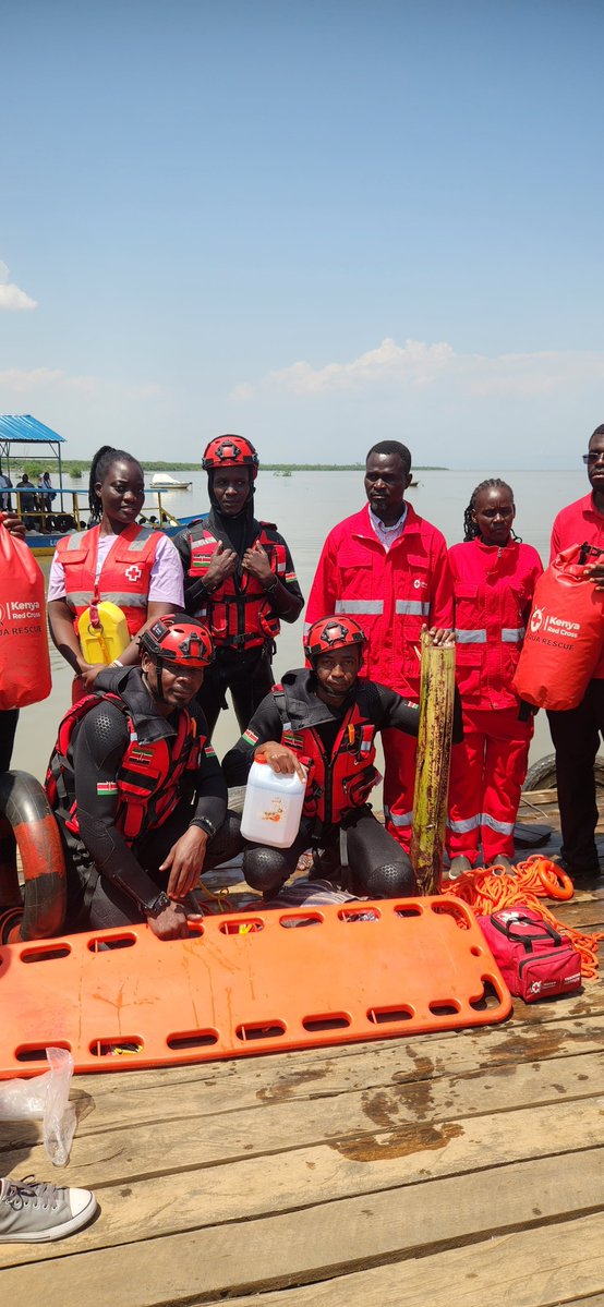 KRCTI_Kenya's tweet photo. Every life lost to drowning is preventable.

Today we celebrated drowning Prevention Day at Dunga Beach.

KRCTI Kisumu, Kisumu Fire Department, and KRCS Kisumu Branch, united for water safety and community preparedness.

Prevention saves lives. 💙

#DrowningPrevention #Kisumu #KRCTI #KRCS