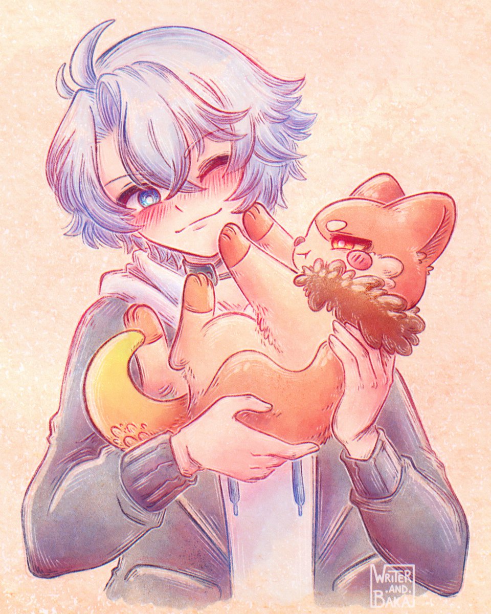 writerandbaka's tweet photo. More chimera Mydei, because why not?🧡🩵
#phaidei #mydei #phainon #honkaistarrail #hsr https://t.co/rkWdhJsvZ1
