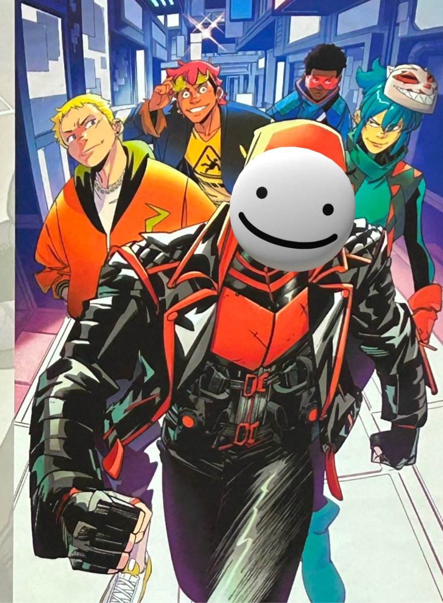 comicskirby's tweet photo. Jason “Super Senior” Todd &amp; his group of minors he met in a discord server https://t.co/nlc04sN96h