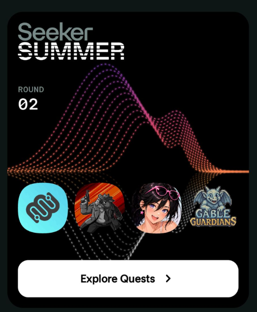 anne_merchs's tweet photo. Seeker Summer R2 of @solanamobile ended up with:
-@moonwalkfitness - Gamified fitness, touch grass, stay healthy
-@GORECATS - Addictive IP-first gaming universe
-@PlayCubeCrush - The Candy Crush of crypto
-@gableguardians - Pixel-art MMORPG on Solana

Bring me to the Round 3 now! https://t.co/cklNA1zTyQ