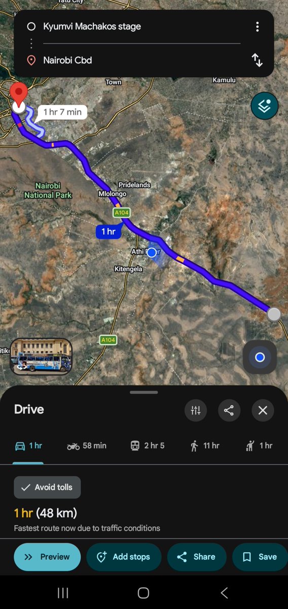 tradingbysam's tweet photo. @KiprutToo Your argument falls apart when you compare travel times. Thika (44 km) and Kyumvi (48 km) both take about an hour to the CBD. If one corridor had been massively favoured, the difference would be far more obvious. https://t.co/x4cWa2a6YS