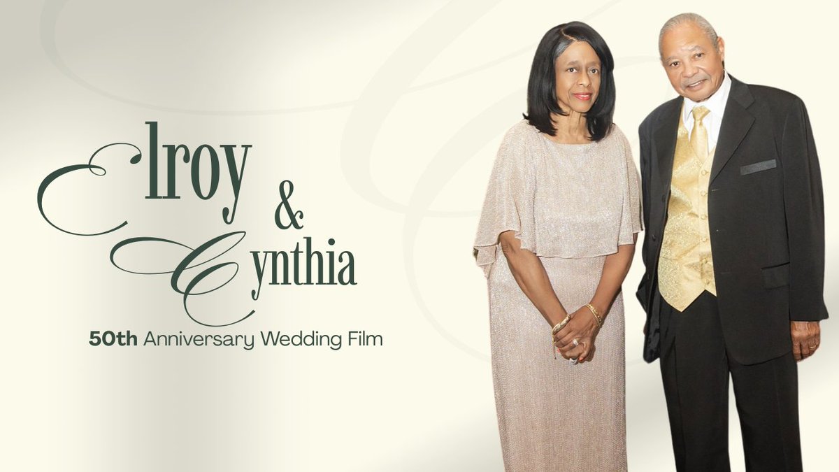 MyleHQ's tweet photo. Half a Century of Love: Elroy + Cynthia (Cinematic 50th Anniversary Film) https://t.co/f3tszSeAn8

cc: @AMillzDavisFilm https://t.co/BeoFDoVYVE