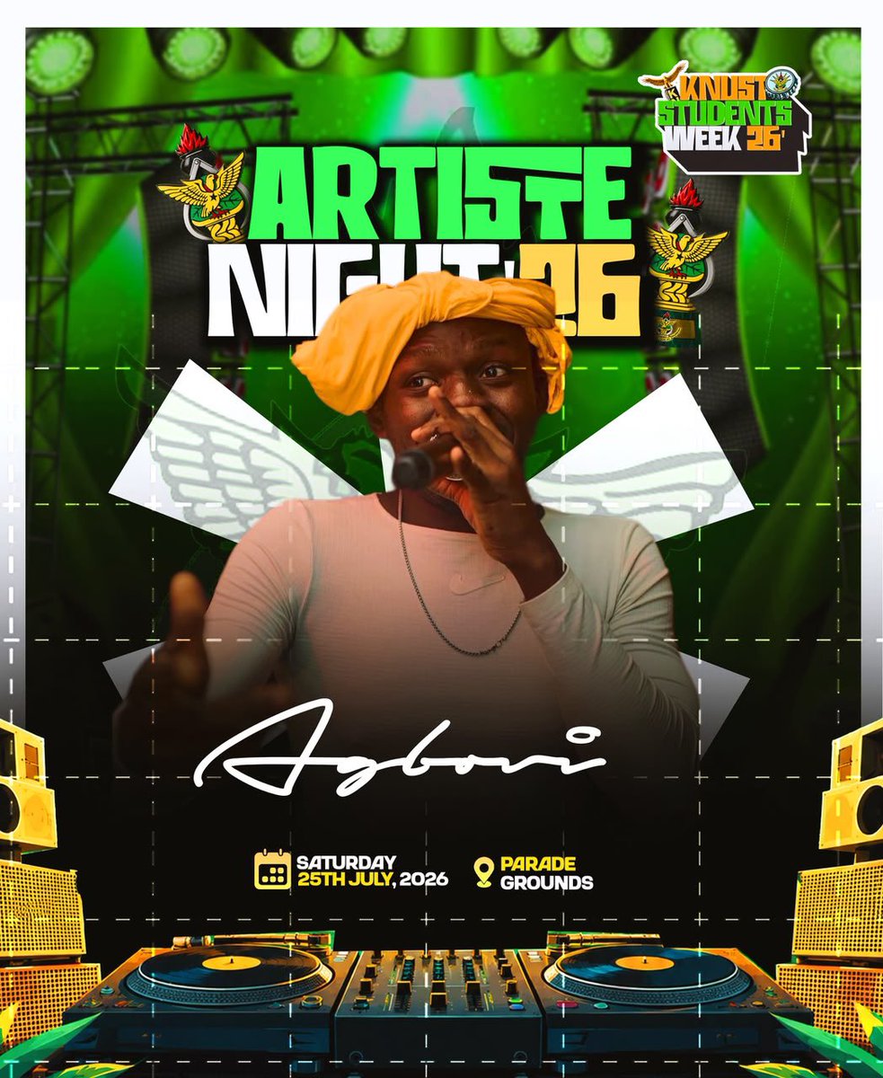 watsuptek's tweet photo. Just when you thought it was completeโฆ
Artistes #5 & #6 are here: Agbovi and Anokye! ๐๐ฅ
#WatsuptekReport #KNUSTSRCWeek26 https://t.co/CGRwI6O0f4