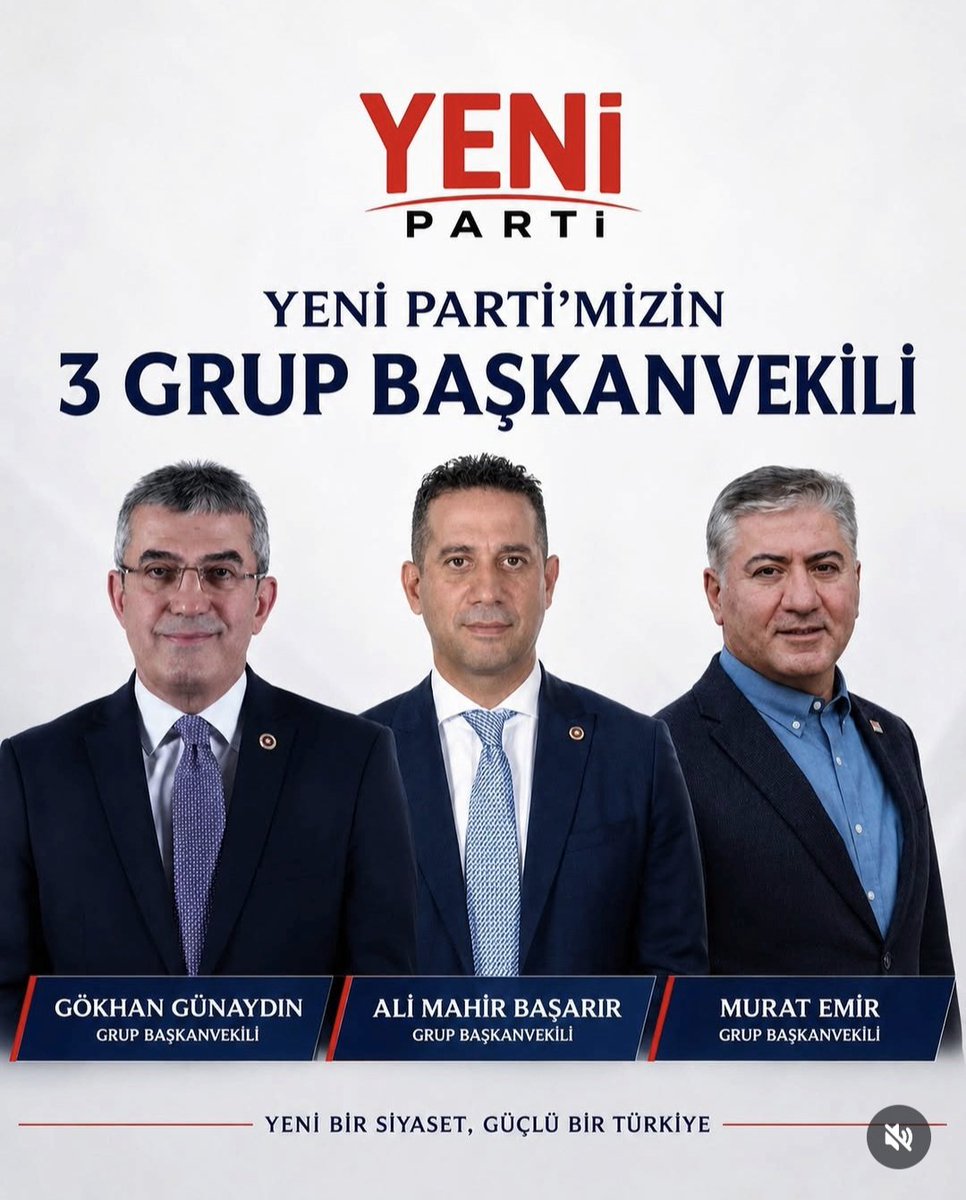 by_toprakemre's tweet photo. Yeni Parti'mizin 3 Grup Başkanvekili https://t.co/o4tk68lhwP