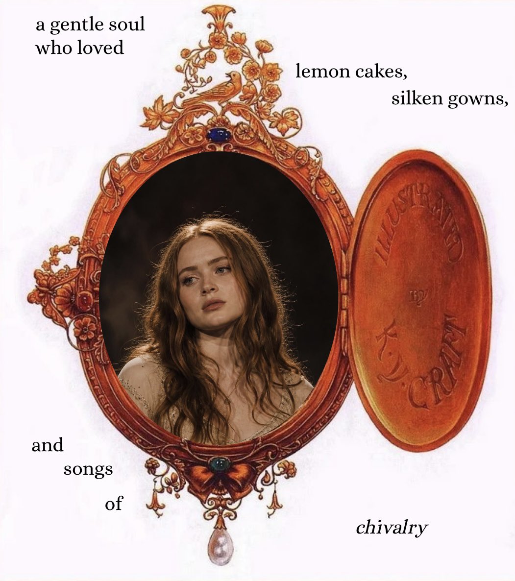sansitahq's tweet photo. Sansa Stark had vanished on the night King Joffrey died, and if anyone had seen her since, or had any inkling where she might have gone, they were not talking. Not to me, at least.

A Feast for Crows - Brienne I https://t.co/EvzU0gDokI