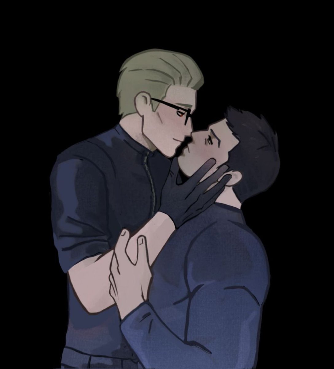 v_meveke's tweet photo. 🤫

#ResidentEvil� #AlbertWesker #ChrisRedfield #chrisker https://t.co/td1YG9lArX