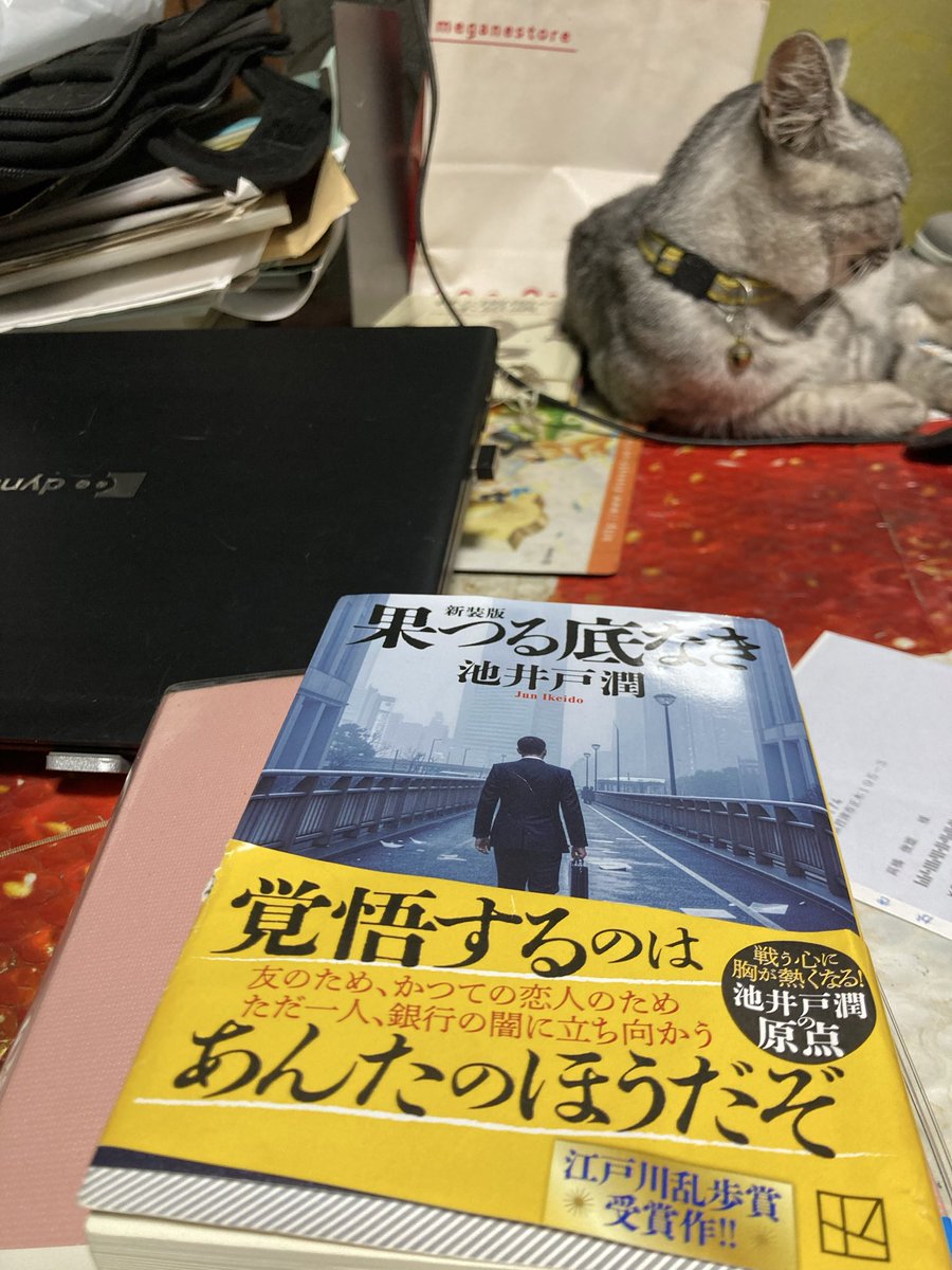 kimitu158's tweet photo. 読み終えました。この小説に出て来るねこのように頼りになると良いな。 https://t.co/RY1dMC5HWA