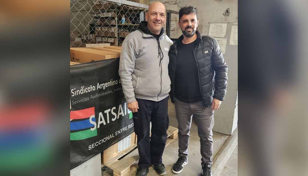 SATSAIDnacional's tweet photo. 🇬🇲🗳️ ENTRE RÍOS: TRABAJADORES DE LA BASE PARANÁ DE REDETEC

Por la lista Azul y Blanca, resultó electo el compañero Ernesto Olivera, quien tendrá mandato por los próximos dos años. 

Más info 👇
https://t.co/vGTFyoOqcA https://t.co/MdU4KawxGg