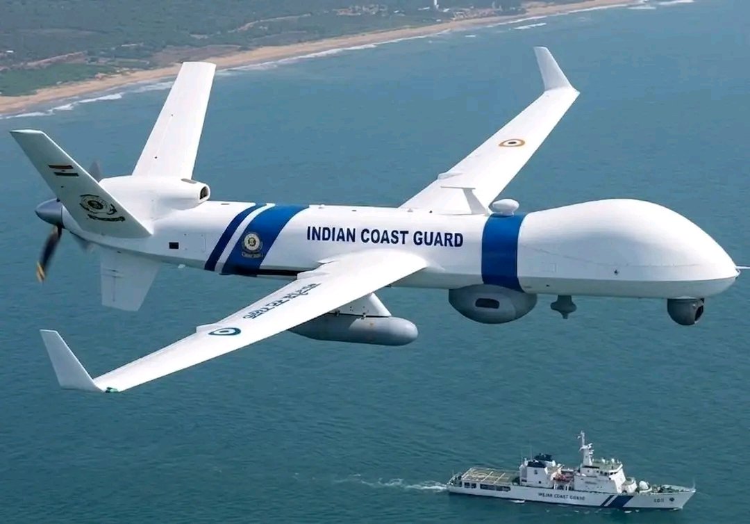 Theunk55's tweet photo. MoD to procure 10 MALE UAVs worth ₹2,000 crore ($200 million) for the IndianCoastGuard. https://t.co/RuYcNy1oor