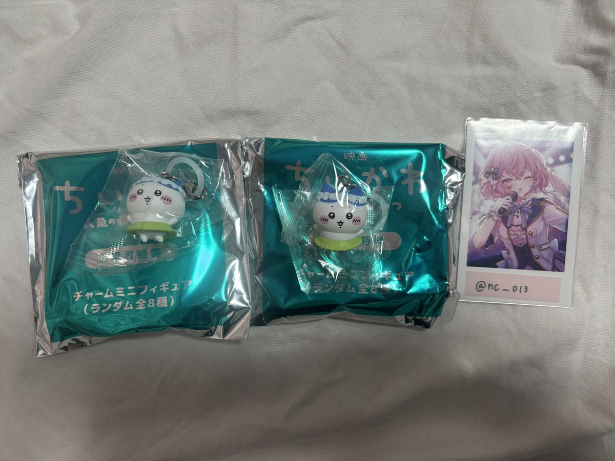 nc__013's tweet photo. 【交換】ちいかわ 映画 特典 チャームミニフィギュア

【譲】ハチワレ

【求】くりまんじゅう

郵送希望です。
お気軽にお声掛けください。 https://t.co/Be86CV6OHM