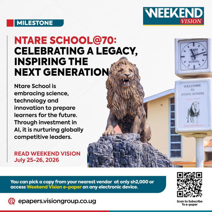 ScEnsayi's tweet photo. Class of 2012-2017 .

#NtareAt70 https://t.co/kaItU3wZRO