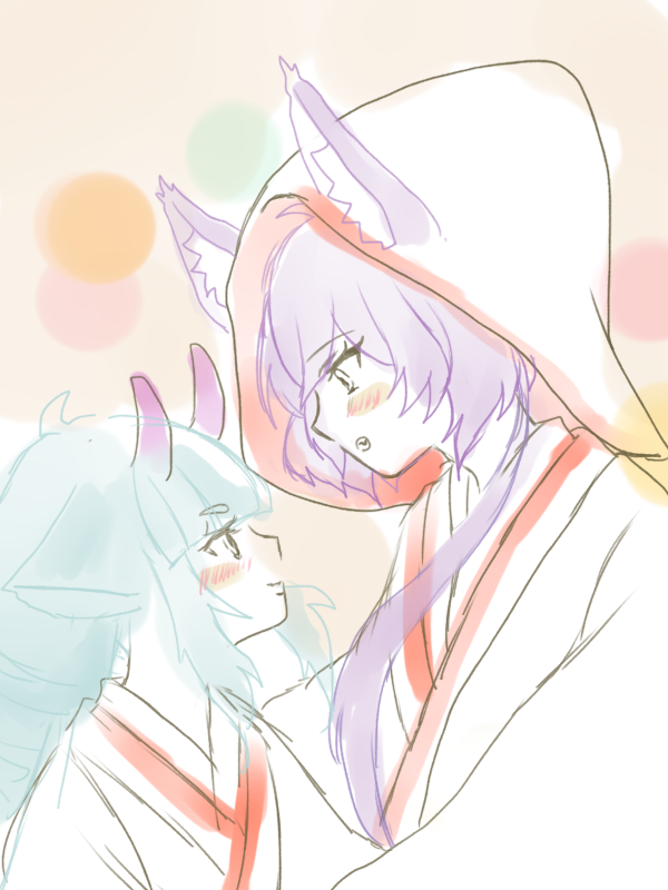 can_o627's tweet photo. でもウェディングという概念は（ましゅの中では）ルフユさんがいちばん似合うとおもう。アニましゅの「はい…！ともだちになります！」のルフユさんがまるでプロポーズを受けたおんなのこのそれだったのでね…。 https://t.co/iPMW77noax